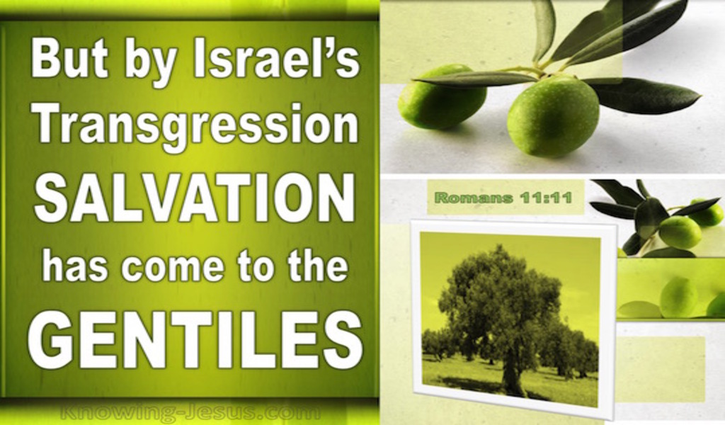 Romans 11:11 Israel Did Not Stumble So As To Fall (green)